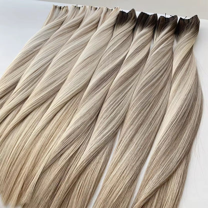 100% European Hair/Slim Weft