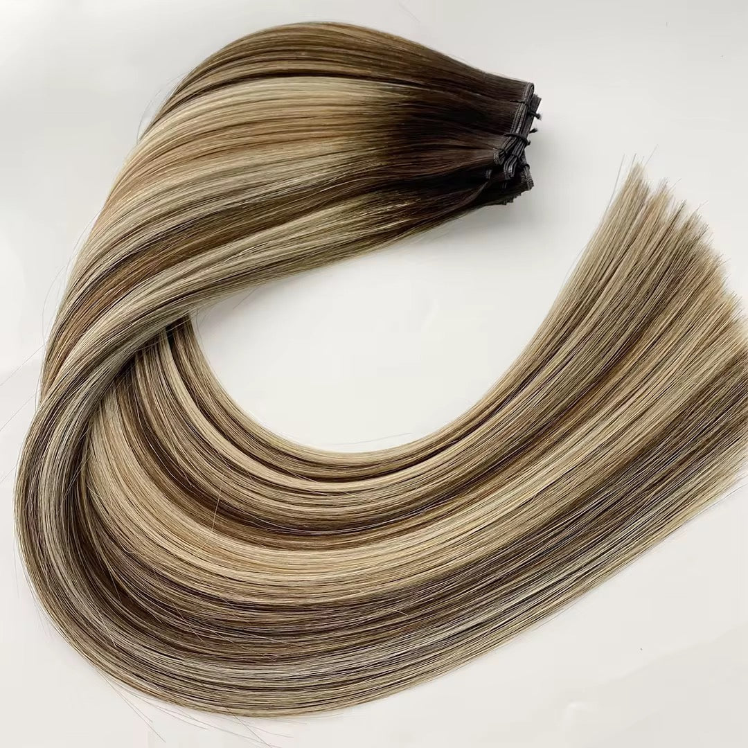 100% European Hair/Slim Weft