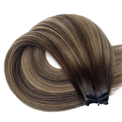 100% European Hair/Slim Weft
