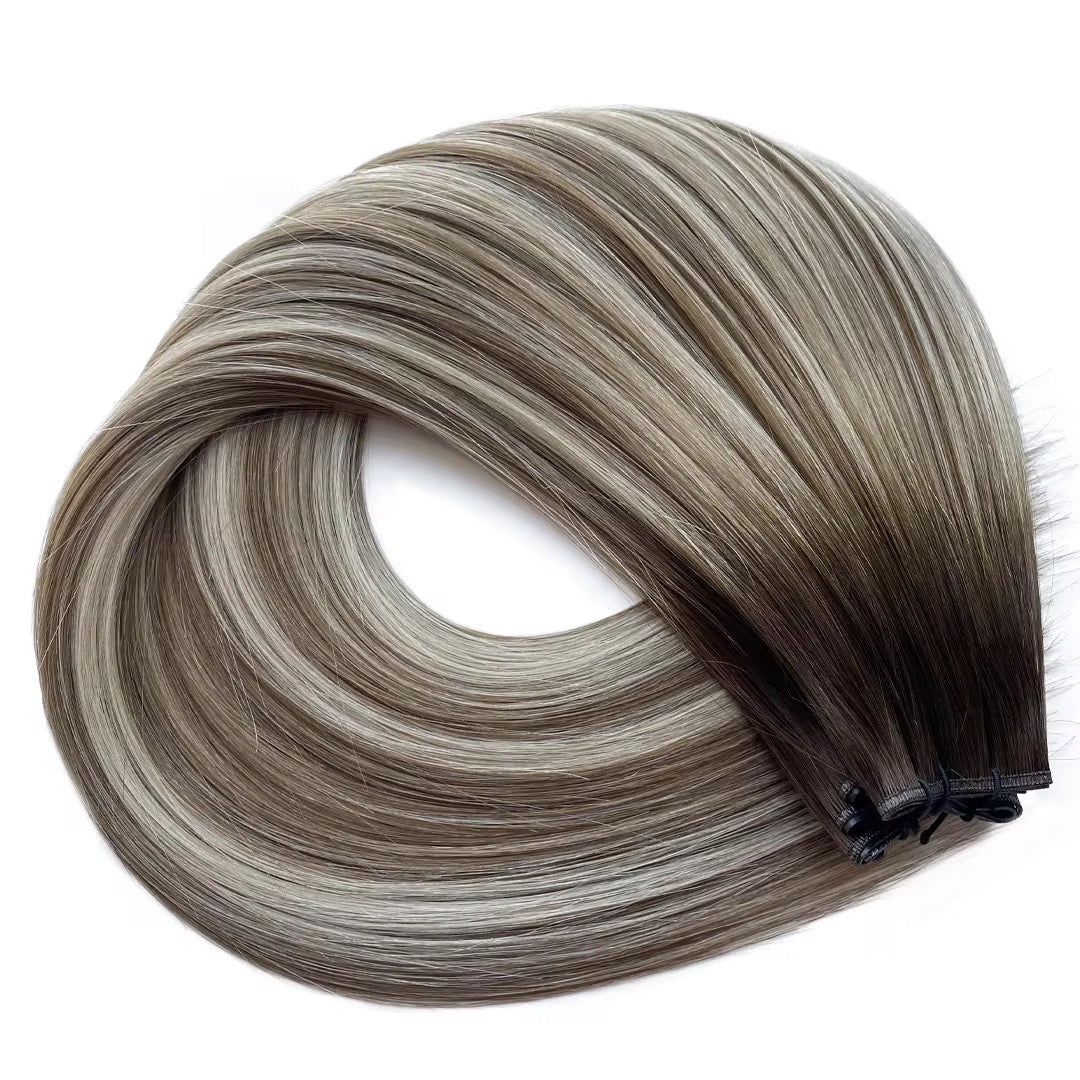 100% European Hair/Slim Weft
