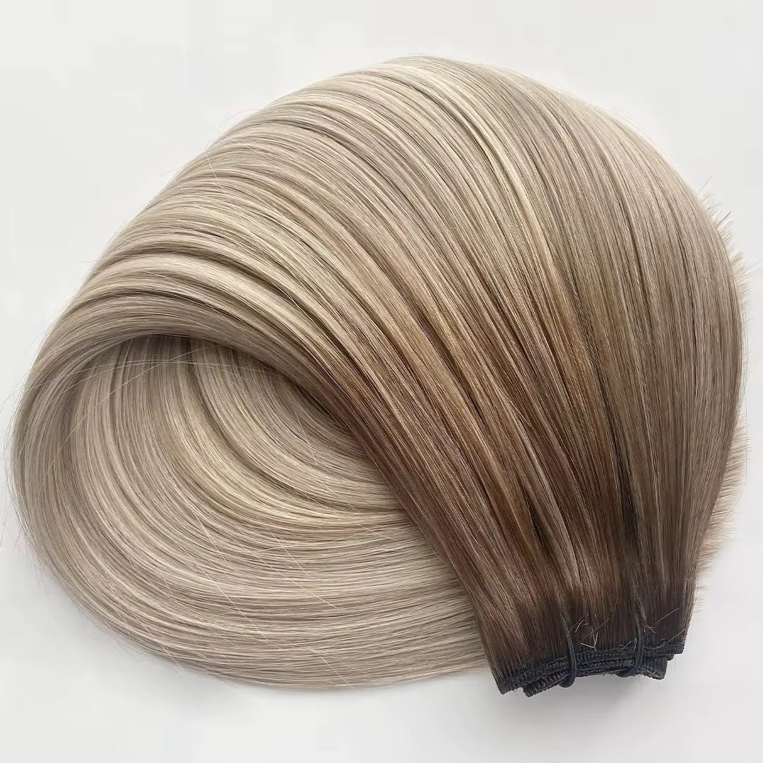 100% European Hair/Slim Weft