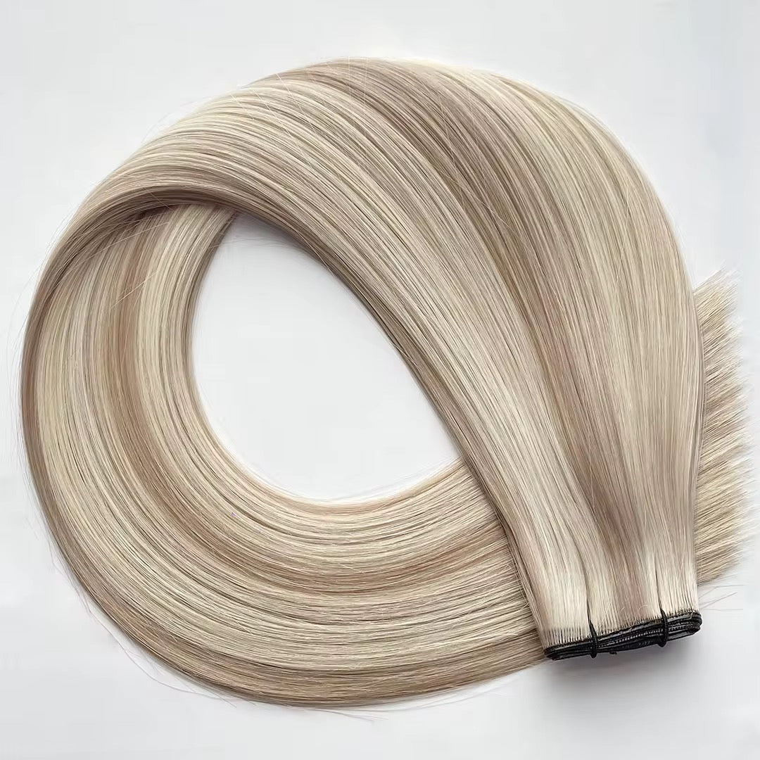 100% European Hair/Slim Weft